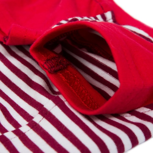Red Striped Dog T-Shirt